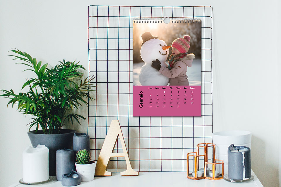 Calendario Mensile Calendario da parete multipagina mensile A4