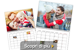 Copertina + 12 Mesi 30x43,5 cm. Sfondo Rosa 13 Fogli Calendario Personalizzato 2021 con Le tue Foto